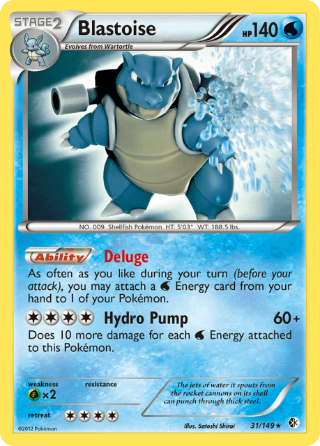Blastoise (Holofoil) (31) — Boundaries Crossed