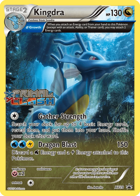 Kingdra (Holofoil) (XY39) — XY Black Star Promos