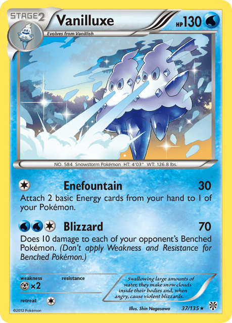 Vanilluxe (Reverse Holofoil) (37) — Plasma Storm