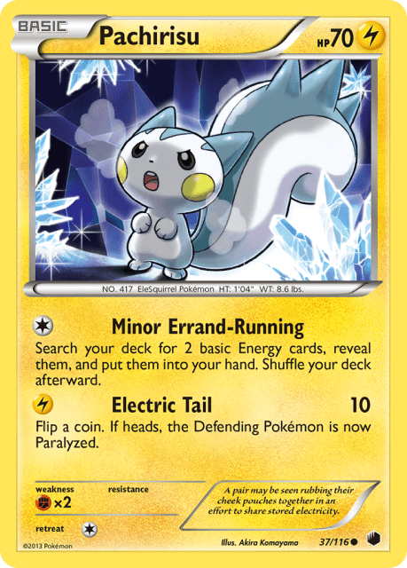 Pachirisu (Reverse Holofoil) (37) — Plasma Freeze