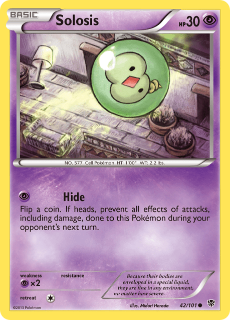 Solosis (Reverse Holofoil) (42) — Plasma Blast