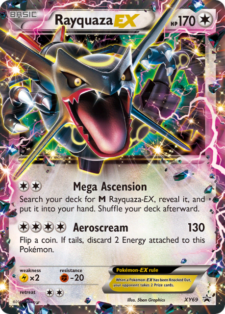 Rayquaza-EX (Holofoil) (XY69) — XY Black Star Promos