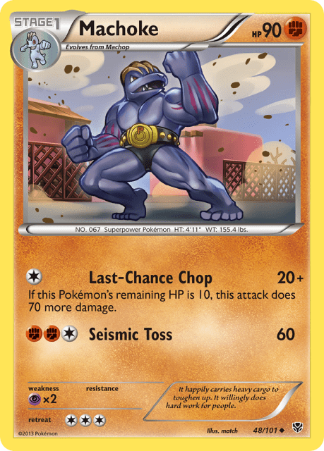 Machoke (48) — Plasma Blast