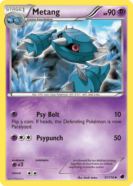 Metang (Reverse Holofoil) (51) — Plasma Freeze