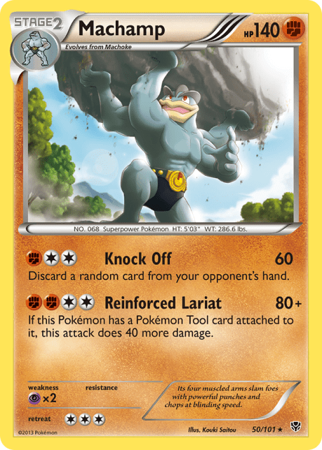 Machamp (Reverse Holofoil) (50) — Plasma Blast