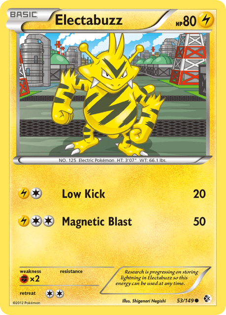 Electabuzz (Reverse Holofoil) (53) — Boundaries Crossed