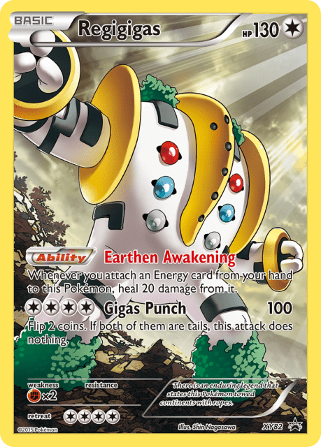 Regigigas (Holofoil) (XY82) — XY Black Star Promos