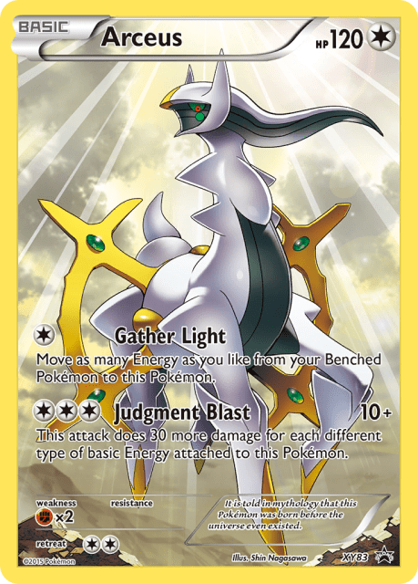 Arceus (Holofoil) (XY83) — XY Black Star Promos