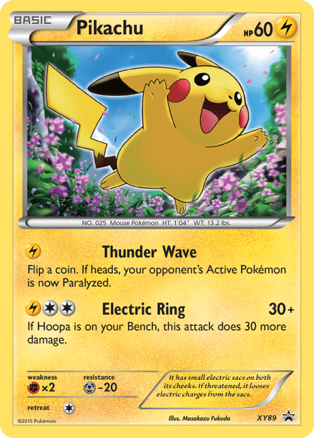 Pikachu (Holofoil) (XY89) — XY Black Star Promos