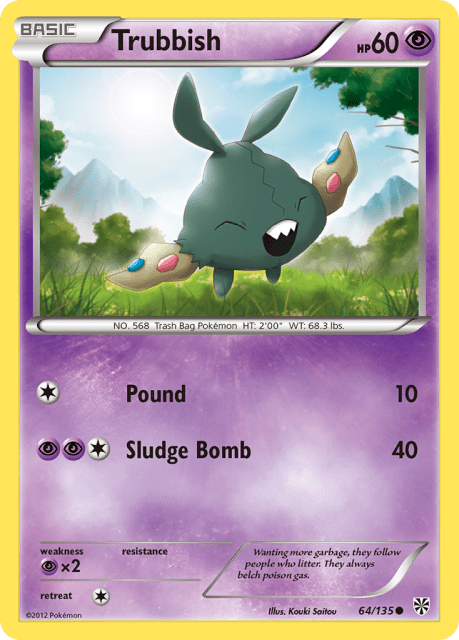 Trubbish (Reverse Holofoil) (64) — Plasma Storm