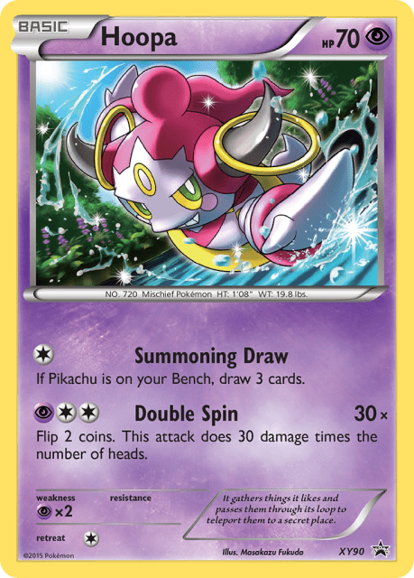Hoopa (Holofoil) (XY90) — XY Black Star Promos