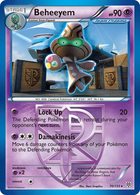 Beheeyem (70) — Plasma Storm
