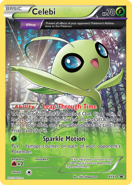 Celebi (Holofoil) (XY93) — XY Black Star Promos