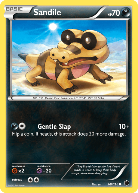 Sandile (Reverse Holofoil) (68) — Plasma Freeze