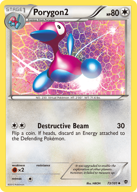 Porygon2 (73) — Plasma Blast