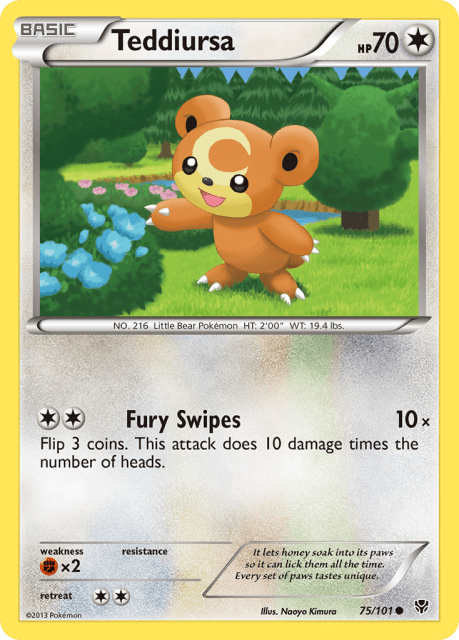 Teddiursa (75) — Plasma Blast
