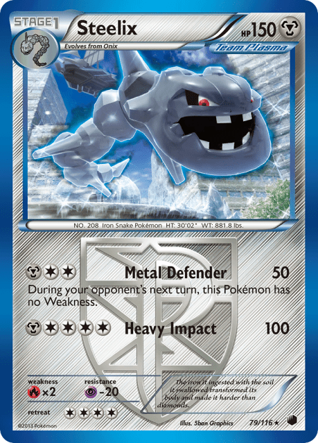 Steelix (Reverse Holofoil) (79) — Plasma Freeze