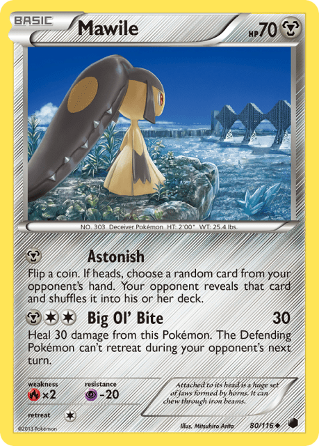 Mawile (Reverse Holofoil) (80) — Plasma Freeze