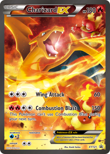 Charizard-EX (Jumbo) (XY121) — XY Black Star Promos