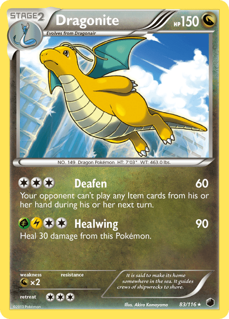 Dragonite (Reverse Holofoil) (83) — Plasma Freeze