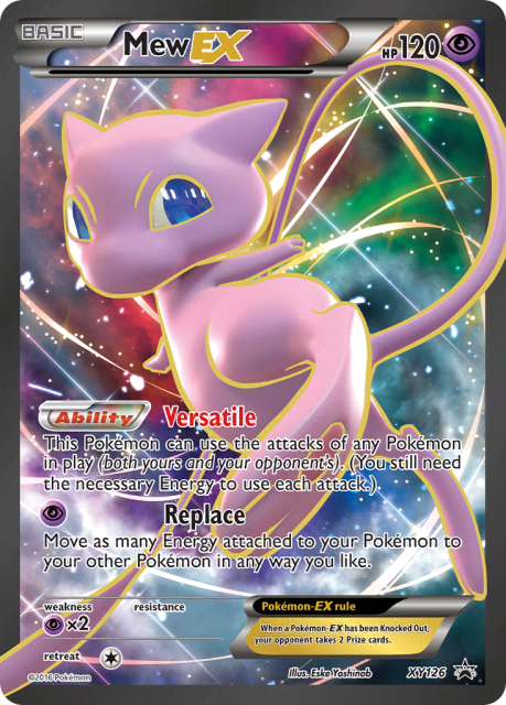 Mew-EX (Holofoil) (XY126) — XY Black Star Promos
