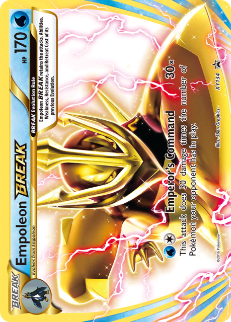 Empoleon BREAK (Holofoil) (XY134) — XY Black Star Promos
