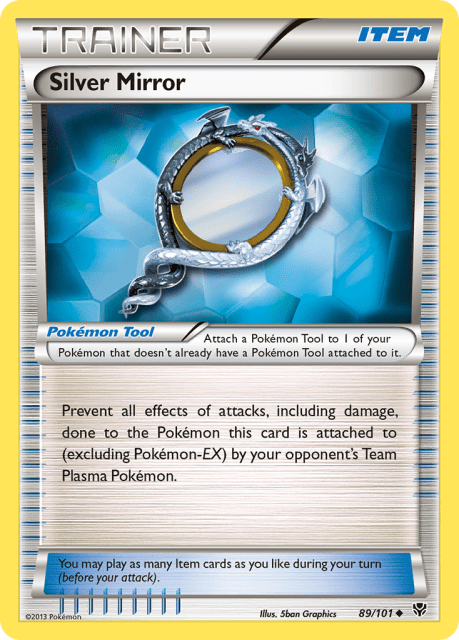 Silver Mirror (Reverse Holofoil) (89) — Plasma Blast