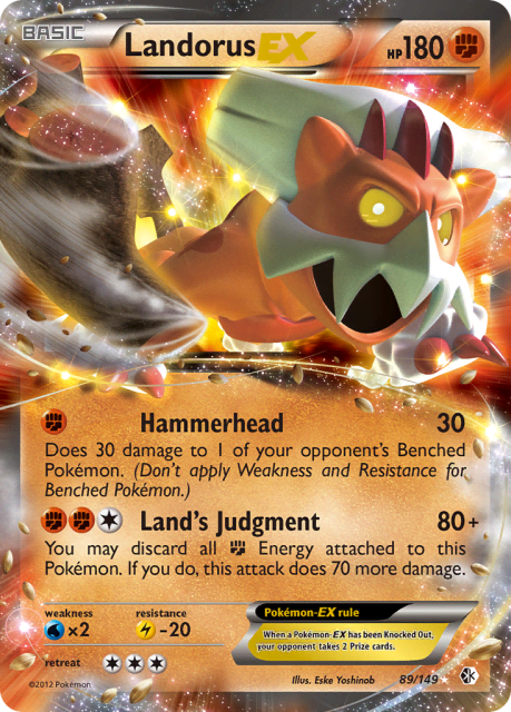 Landorus-EX (Rowan Stavenow) (89) — Boundaries Crossed
