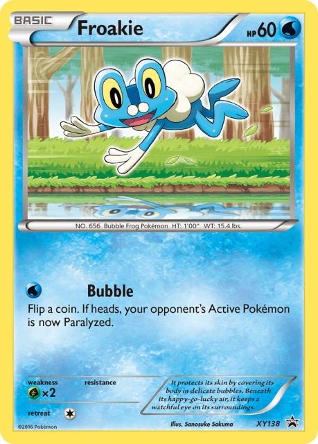 Froakie (Holofoil) (XY138) — XY Black Star Promos