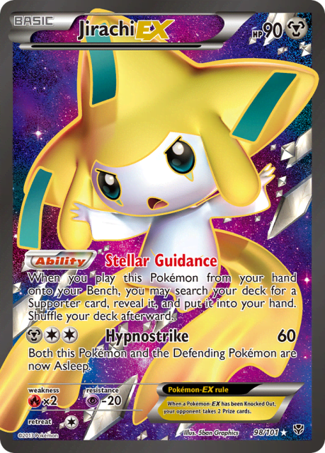 Jirachi-EX (Holofoil) (98) — Plasma Blast