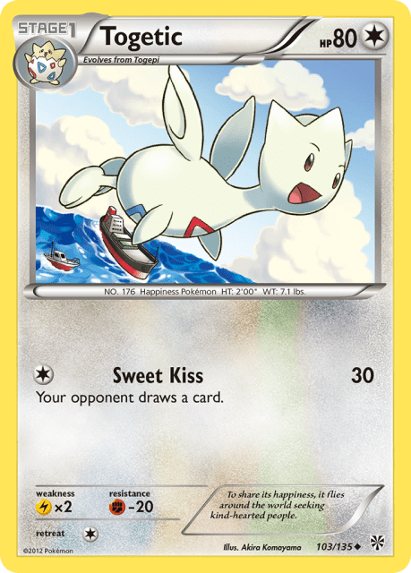 Togetic (Reverse Holofoil) (103) — Plasma Storm