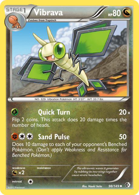 Vibrava (Reverse Holofoil) (98) — Boundaries Crossed