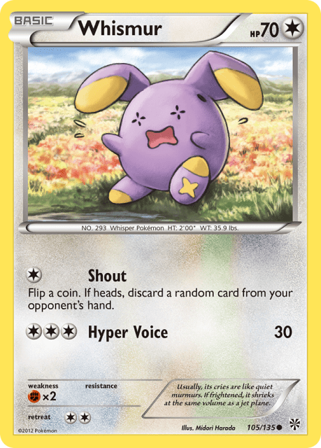 Whismur (105) — Plasma Storm