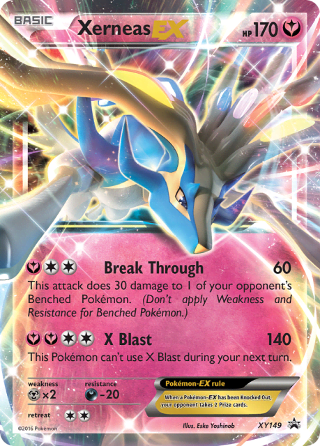 Xerneas-EX (Holofoil) (XY149) — XY Black Star Promos