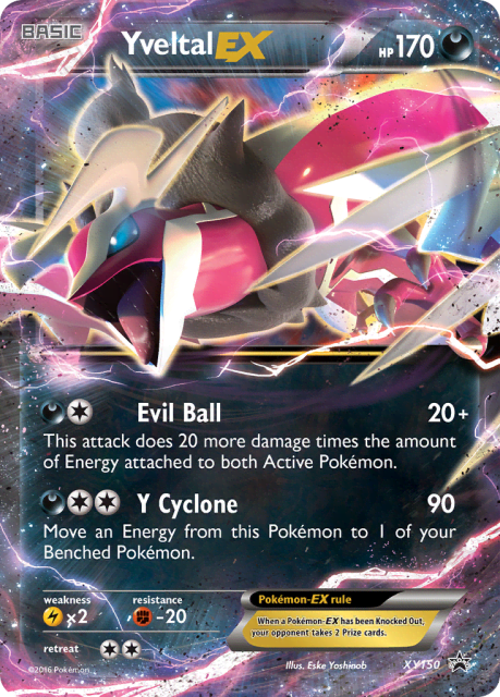 Yveltal-EX (Holofoil) (XY150) — XY Black Star Promos
