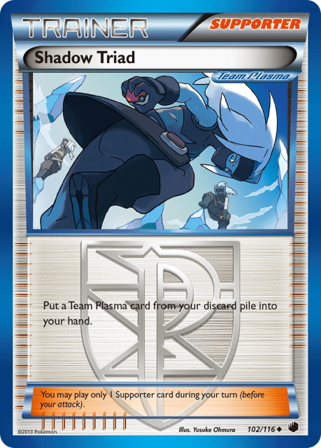 Shadow Triad (Reverse Holofoil) (102) — Plasma Freeze
