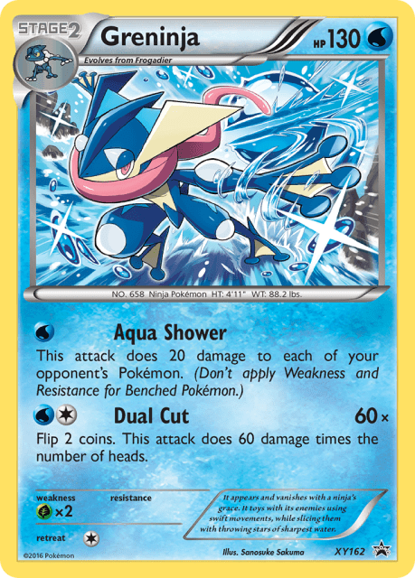 Greninja (Holofoil) (XY162) — XY Black Star Promos