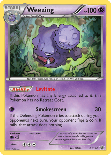 Weezing (Holofoil) (XY163) — XY Black Star Promos