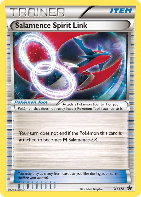 Salamence Spirit Link (XY172) — XY Black Star Promos