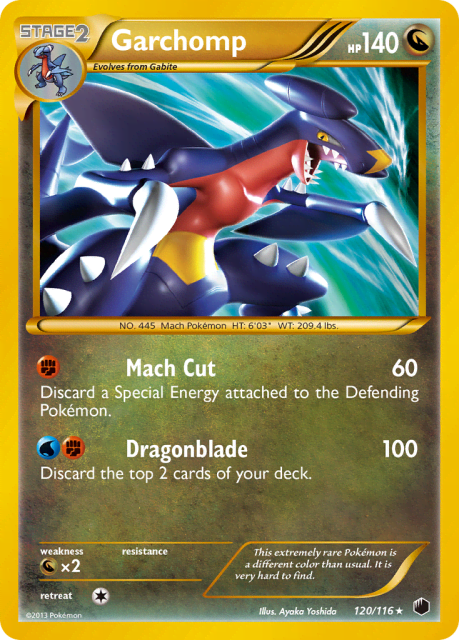 Garchomp (Holofoil) (120) — Plasma Freeze