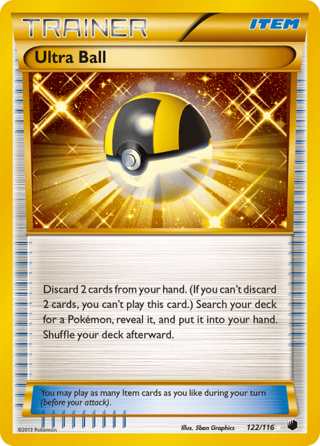 Ultra Ball (Holofoil) (122) — Plasma Freeze