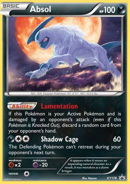 Absol (Holofoil) (XY178) — XY Black Star Promos