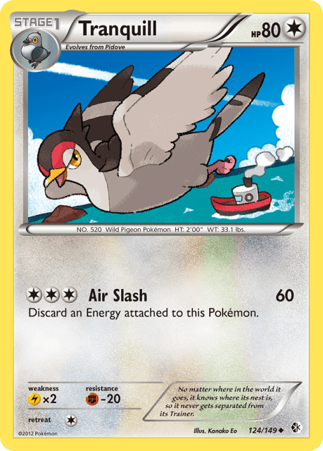 Tranquill (Reverse Holofoil) (124) — Boundaries Crossed