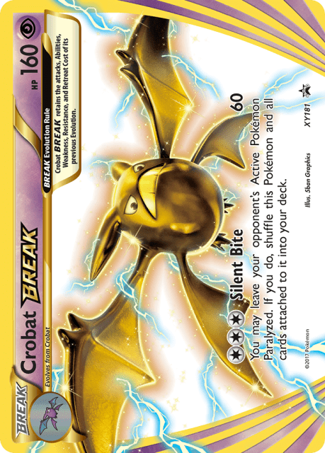 Crobat BREAK (Holofoil) (XY181) — XY Black Star Promos