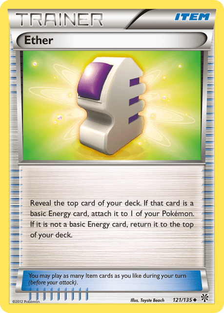 Ether (Reverse Holofoil) (121) — Plasma Storm
