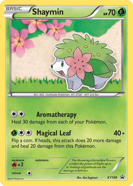 Shaymin (Holofoil) (XY188) — XY Black Star Promos