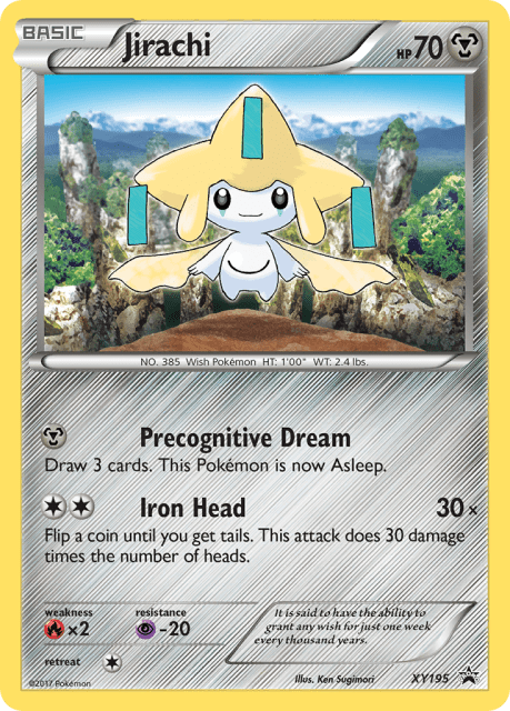Jirachi (Holofoil) (XY195) — XY Black Star Promos