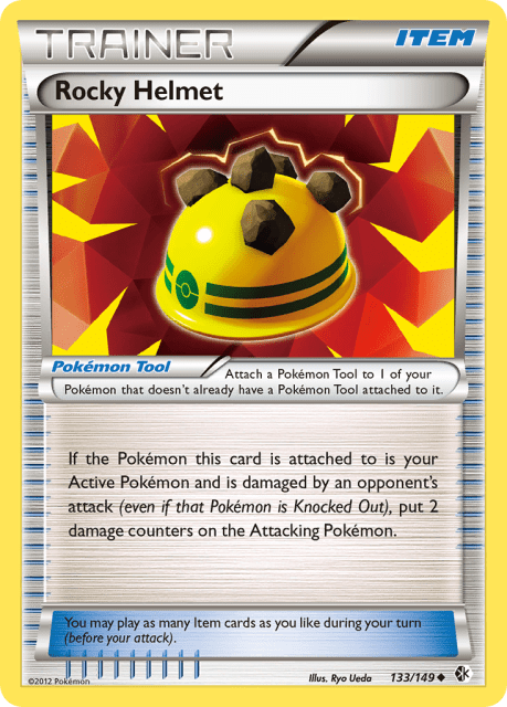 Rocky Helmet (Reverse Holofoil) (133) — Boundaries Crossed