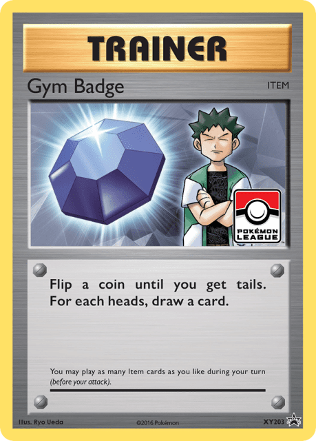 Gym Badge (Holofoil) (XY203) — XY Black Star Promos