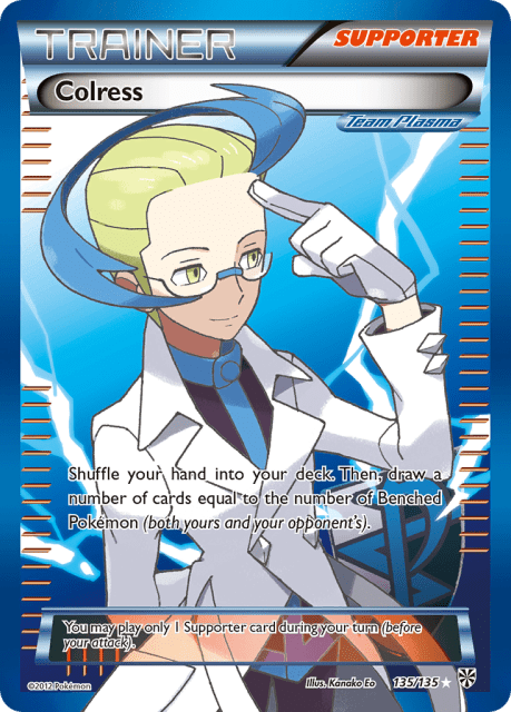 Colress (Holofoil) (135) — Plasma Storm